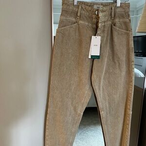 Closed tan denim X-lent jeans